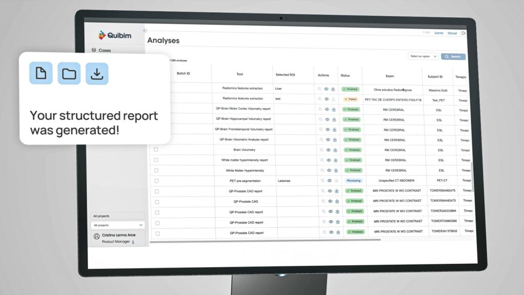 Fotograma del proyecto QP-Insights